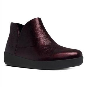 NIB Dark Cherry Ankle Boots FitFlop 10
